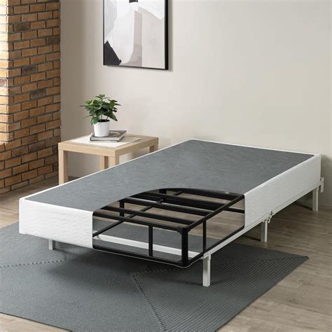 zinus 9 inch metal box spring|4 inch mattress foundation queen.